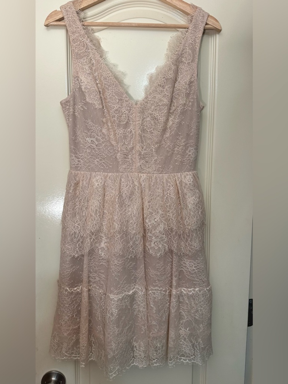 BCBGMaxAzria Neutral Beige Dress